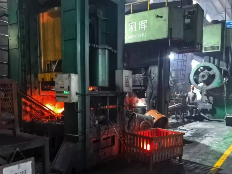 hydraulic forge heating furnace induction